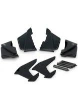 Boczne spoilery dociskowe Puig do Kawasaki Z H2 (20-) czarne