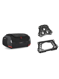 Zestaw: torba na tył Rackpack + stelaż Adventure-Rack SW-Motech Honda CRF1000L Africa Twin Adv Sports (18-22) [pojemność 32,0-42,0 l]