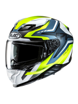Kask integralny HJC F71 Fes żółto-niebieski