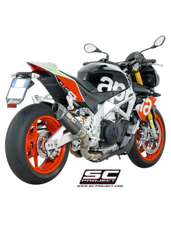 Tłumik Oval racing Carbon SC-Project do APRILIA TUONO V4 1100 (2017 - 2018) 
