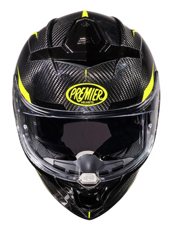 Kask integralny Premier Devil Carbon STY czarno-żółty