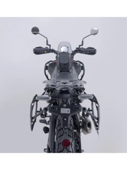 Zestaw: kufry boczne DUSC L + kufer centralny DUSC L + stelaże PRO + stelaż Adventure-Rack SW-Motech Royal Enfield Himalayan 450 Rally (25-) [poj.: 3 x 41l]