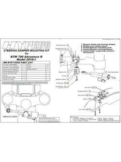 Amortyzator skrętu CSC Touratech do KTM 790 Adventure R (19-)/ 890 Adventure/ R (21-)
