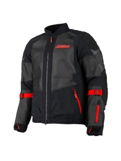 Kurtka motocyklowa tekstylna Klim Baja czarno-czerwona