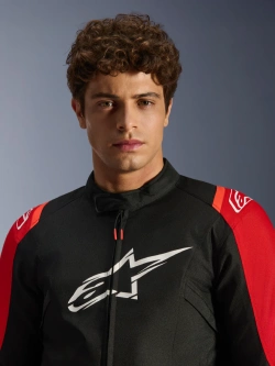 Kurtka motocyklowa tekstylna Alpinestars T-SPS V2 czarno-czerwono-szara