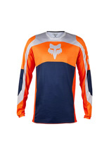 Bluza enduro Fox 180 Nitro pomarańczowo-niebiesko-biała