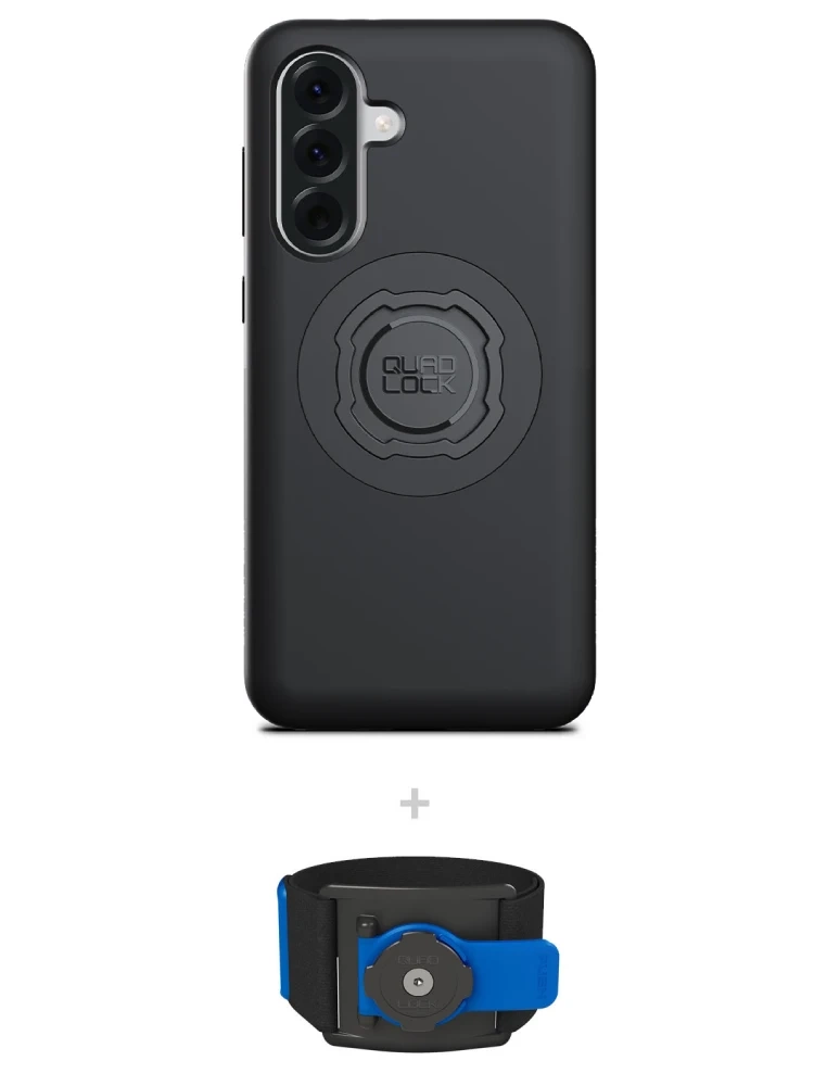 Zestaw do biegania: etui MAG na telefon Samsung Galaxy A36 (magnetyczne) + opaska sportowa Quad Lock