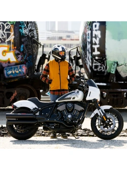 Kask integralny Biltwell Lane Splitter Flames czarno-biały