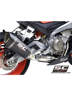 Pełny układ wydechowy SC-Project SC1-R Aprilia Tuono 660 (21-) włókno węglowe