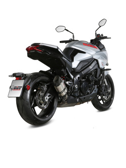 Tłumik motocyklowy Slip-On Line (Suono) MIVV do Suzuki Katana 1000 (19-) czarny