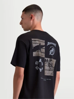 Koszulka z krótkim rękawem Alpinestars Checkback Oversized CSF czarna