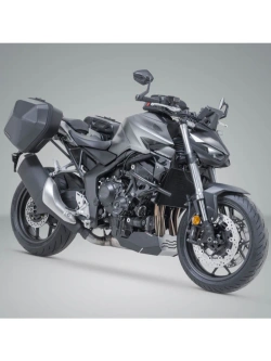 Zestaw: kufry boczne plastikowe Urban ABS + stelaże SLC SW-Motech Honda CB 1000 Hornet (24-) [poj.: 2 x 16,5l]