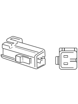 Przewody do podłączenia oświetlenia tablicy PUIG do Yamaha MT-125 (14-19)