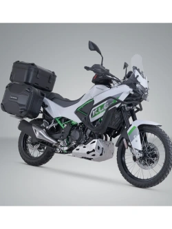 Zestaw: kufry boczne DUSC M i L + kufer centralny DUSC XL + stelaże SW-Motech Kawasaki KLE 500/ SE (26-) [poj.: 33 + 41 + 55l]