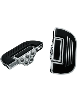 Podesty kierowcy lub pasażera Kuryakyn Premium czarno-srebrne