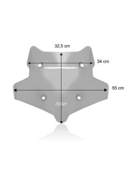 Szyba motocyklowa WRS Enduro Voge 525 DSX (23-24) mocno przyciemniana