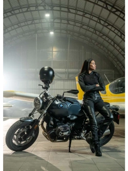 Body damskie z ochraniaczami Pando Moto Bia czarne