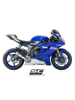 Tłumik SC-Project CR-T Carbon (Slip-on, Wysoka pozycja) - Yamaha YZF R6 [17-20]