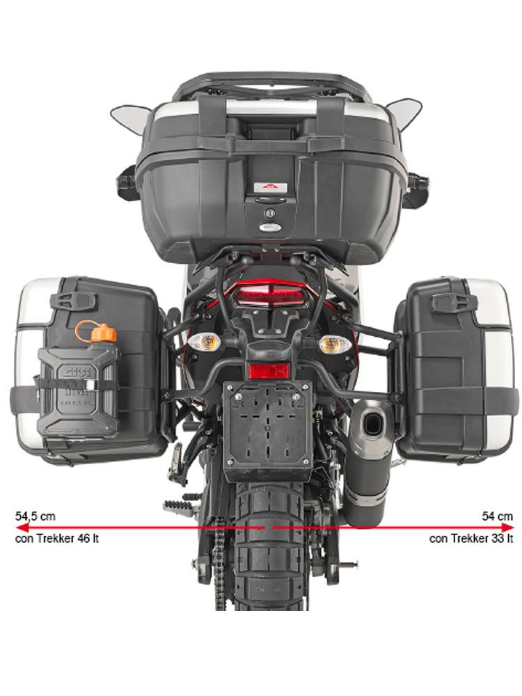 Stelaż kufrów bocznych Monokey GIVI PL One-Fit Yamaha Ténéré 700 (19-24)/ World Raid (22-25)