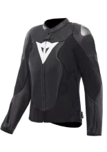 Kurtka motocyklowa damska skórzana Dainese Avro 6 czarno-biała