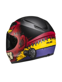 Kask integralny dziecięcy HJC Y10 Frank czerwono-czarny