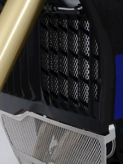 Osłona chłodnicy R&G aluminiowa do Yamahy YZF-R1/R1M (15-)/ MT-10 (16-) czarna