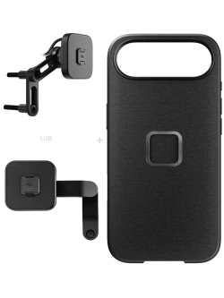 Zestaw na motocykl: etui Peak Design Mobile Everyday Fabric do smartfona Iphone 17 Air z mocowaniem motocykla