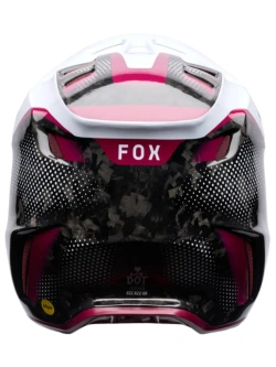Kask enduro Fox V3 RS Tactile czarno-biały