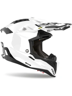 Kask enduro Airoh Aviator 3 Evo Fim czarno-biały połysk
