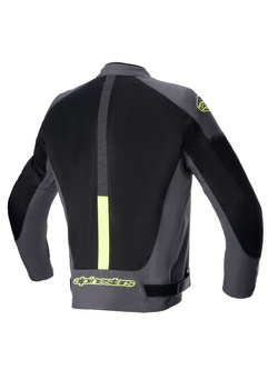 Kurtka motocyklowa tekstylna Alpinestars T-SP X Superair czarno-szaro-żółty