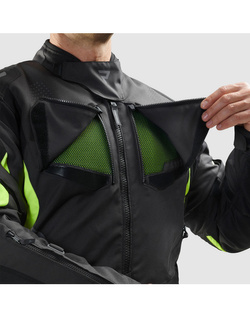 Kurtka motocyklowa tekstylna Rebelhorn Hiker IV czarno-żółta