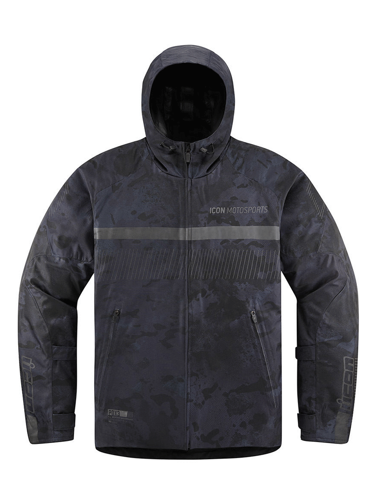 Kurtka motocyklowa tekstylna Icon PDX3 czarno-szara
