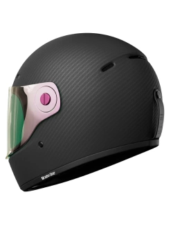 Kask integralny John Doe One Frozen Carbon czarny