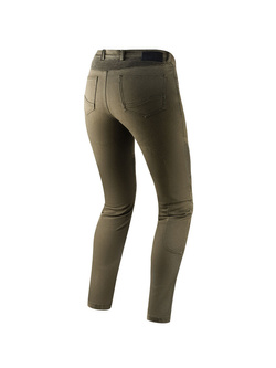 Jeansy motocyklowe damskie Rebelhorn Vandal Twill zielone