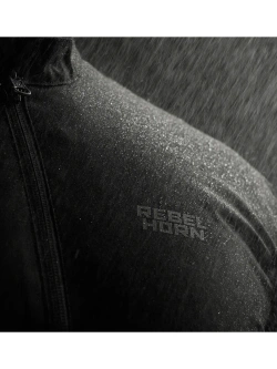 Kurtka motocyklowa tekstylna Rebelhorn Hiker IV szaro-niebiesko-czerwona