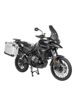 Zestaw: kufry boczne z anodowanego aluminium "And-S" Zega Pro + stelaże czarne Touratech Triumph Tiger 900 Rally / Pro / GT / GT Pro (20-) (38+45L)