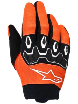 Rękawice cross dziecięce Alpinestars MX Full Bore V2 czarno-pomarańczowe