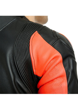 Kombinezon motocyklowy jednoczęściowy Dainese Laguna Seca 5 [wersja perforowana] czarno-czerwony