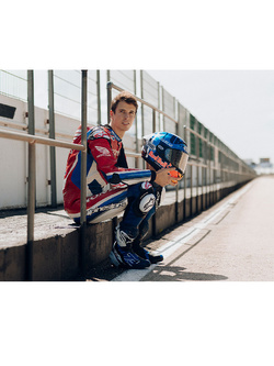 Kask integralny Shoei X-SPR PRO Escalate TC-4 czerwono-zielony