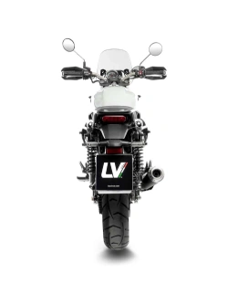 Tłumik motocyklowy LeoVince Classic Racer czarny Honda GB 350 S (25-) [z homologacją]