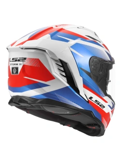 Kask integralny LS2 FF818 Storm III Komai biało-niebiesko-czerwony