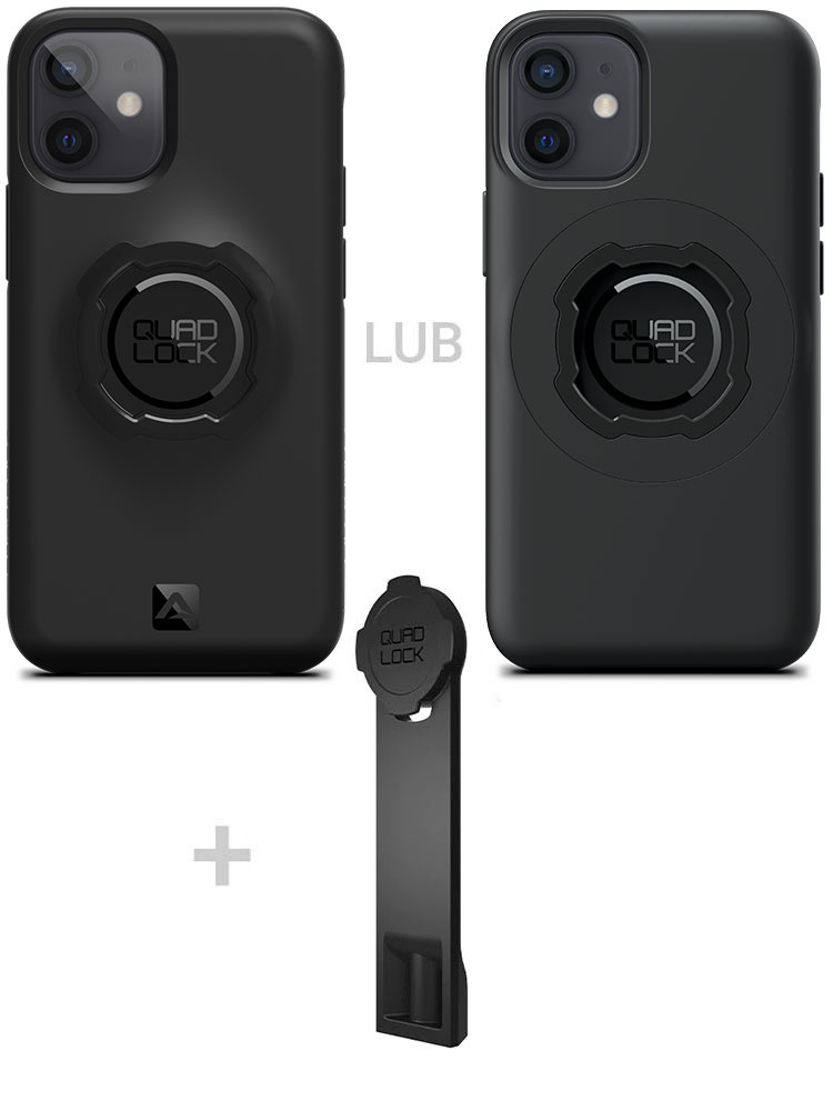 Zestaw: etui na telefon iPhone 12 mini + adapter do statywu Quad Lock