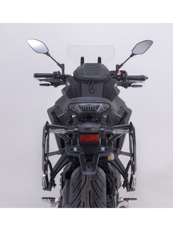 Zestaw: kufry boczne + stelaże PRO TRAX ADV SW-Motech Yamaha MT-07 Tracer (16-23) [poj.: 2 x 37 L] srebrne