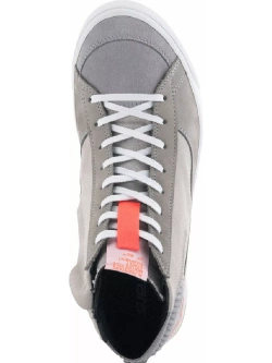 Buty motocyklowe Alpinestars Stated szaro-biało-czerwone