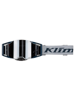 Gogle motocyklowe Klim Rage Off-Road szare ze srebrną lustrzaną szybką