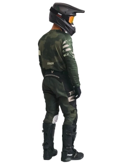 Bluza enduro Thor Launchmode Bleach czarno-zielona