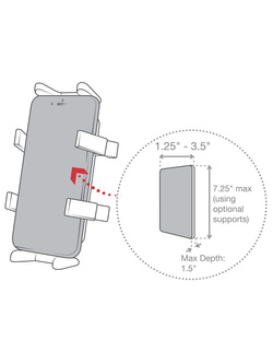 Uniwersalny uchwyt RAM Finger Grip do telefonów komórkowych oraz przenośnych urządzeń elektronicznych