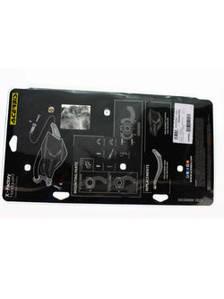 Handbary uniwersalne Acerbis X-Factor z aluminowym rdzeniem czarno-białe [mocowanie w zestawie]