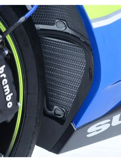 Osłona chłodnicy oleju R&G Racing Suzuki GSXR 1000/ R (17-24) aluminiowa, czarna