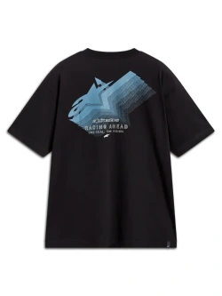 Koszulka z krótkim rękawem Alpinestars Ghost Oversized CSF czarna